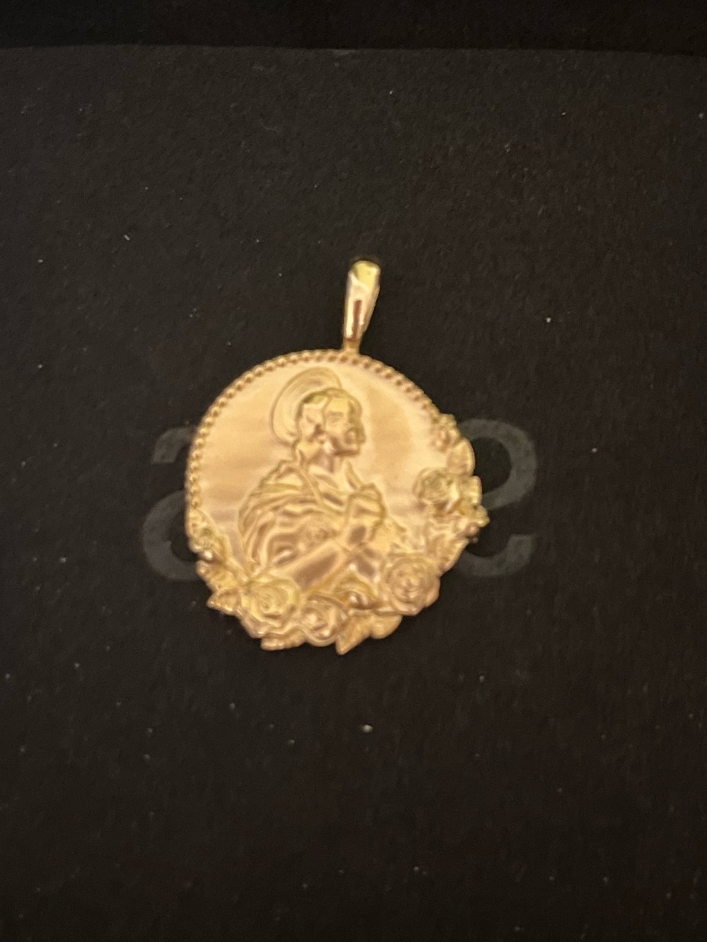 Awe Inspired Mary Magdalene Gold Plated Pendant